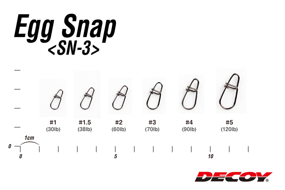 DECOY EGG SNAP SN-3 - #1.5 (38LB)