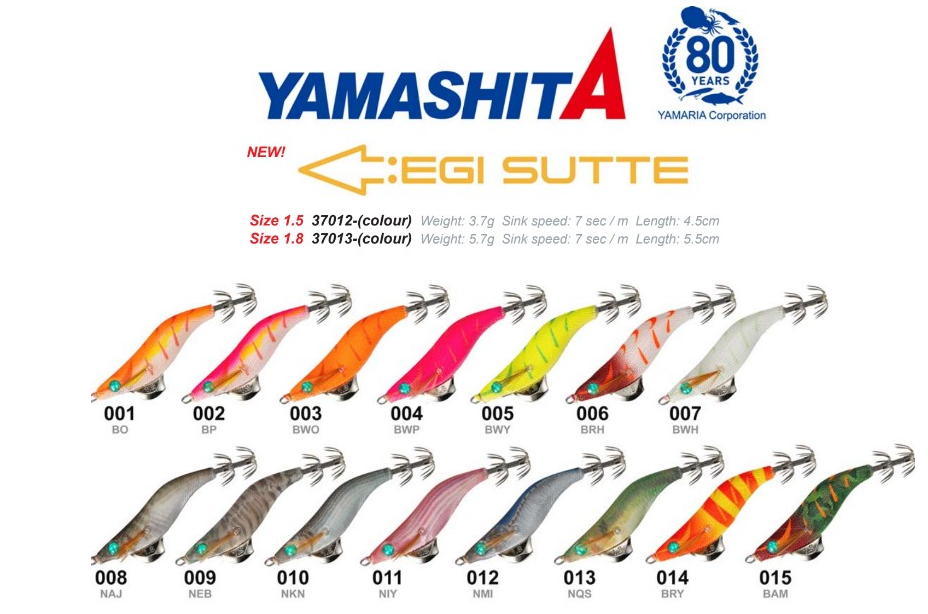 YAMASHITA EGI SUTTE 1.8 COLOUR 011 NIY