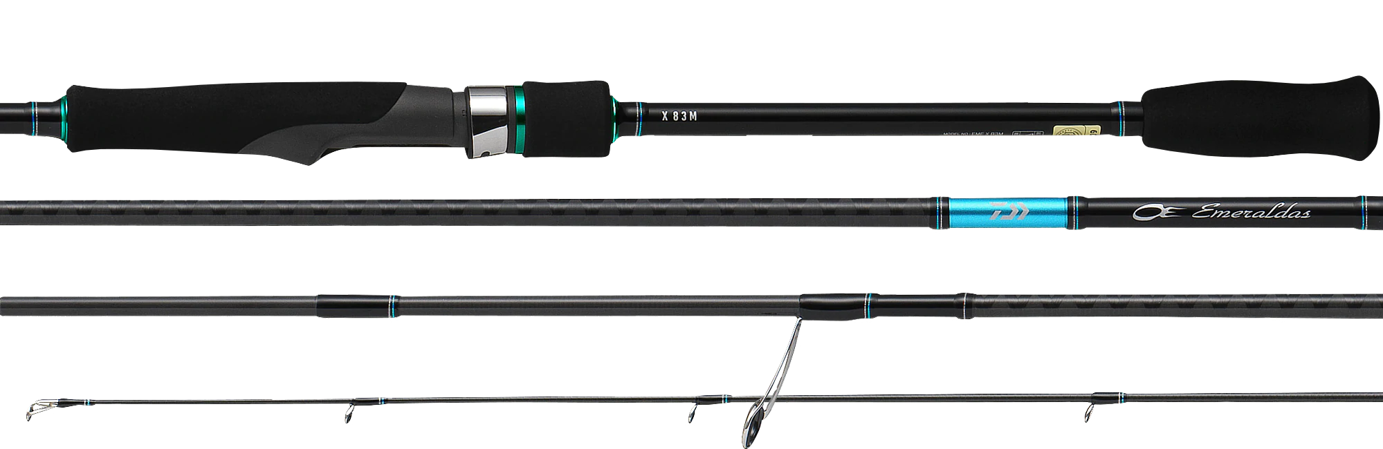 Daiwa Emeraldas X Spin Rods (Eging/Squid Game) - Compleat Angler Ringwood